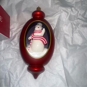 Hallmark Top Hat Snowman Limited Edition 2022 Keepsake Ornament Christmas